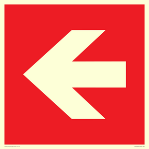Left arrow (white on red background)